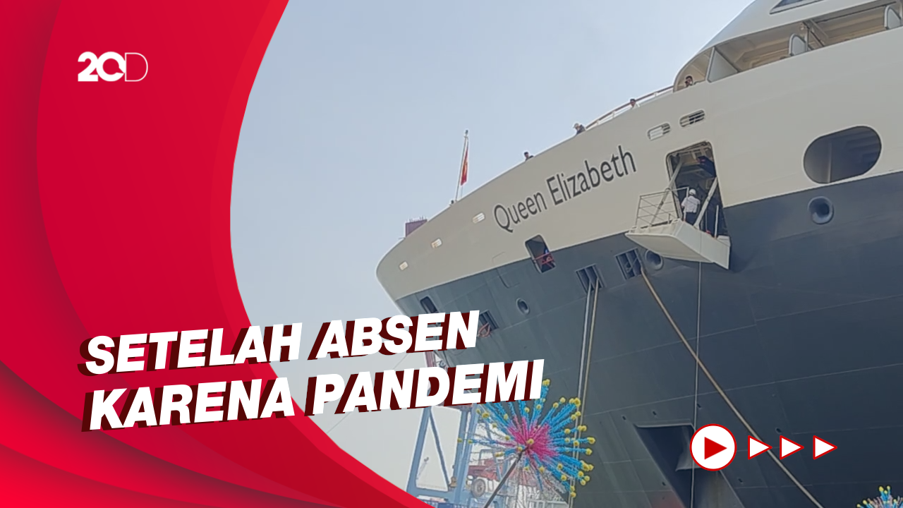 Melihat Kapal Pesiar Queen Elizabeth Bersandar Lagi Di Tanjung Priok