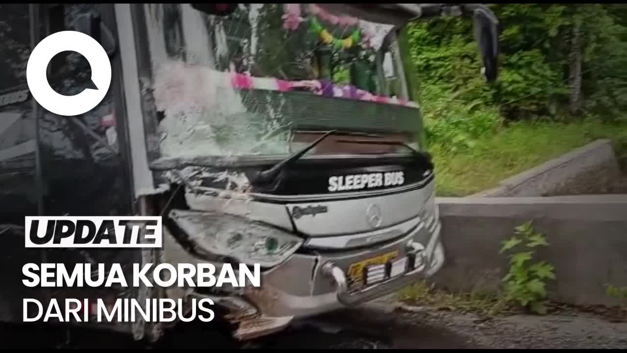 Adu Banteng Bus Vs Minibus Di Luwu Timur Orang Luka Kritis