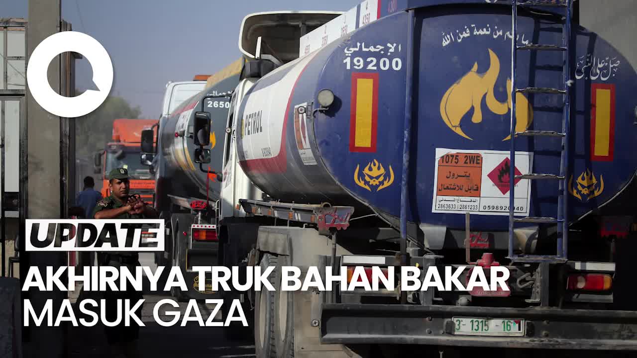 Truk Bahan Bakar Pertama Akhirnya Bisa Masuk Ke Gaza