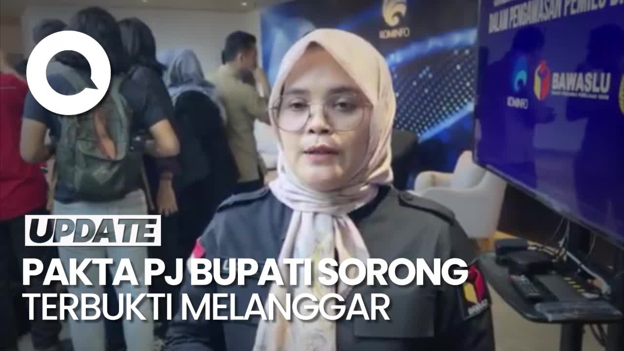 Bawaslu Pakta Integritas Pj Bupati Sorong Melanggar