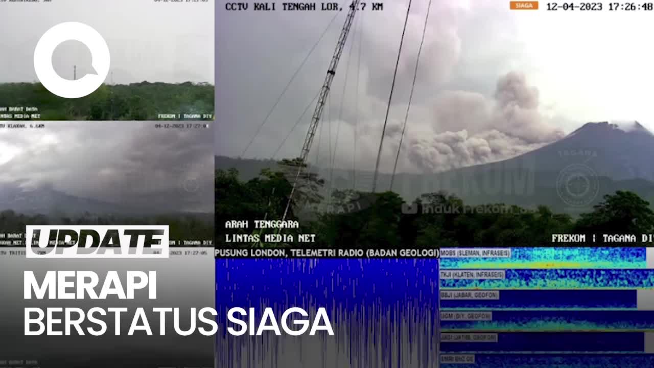 Gunung Merapi Luncurkan 19 Kali Guguran Lava Dalam Kurun Waktu 6 Jam