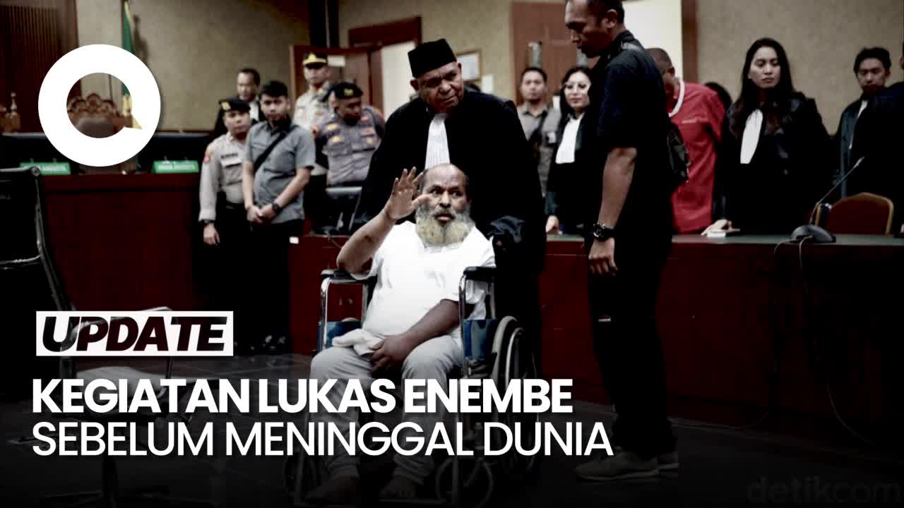 Aktivitas Terakhir Lukas Enembe Sebelum Meninggal Dunia