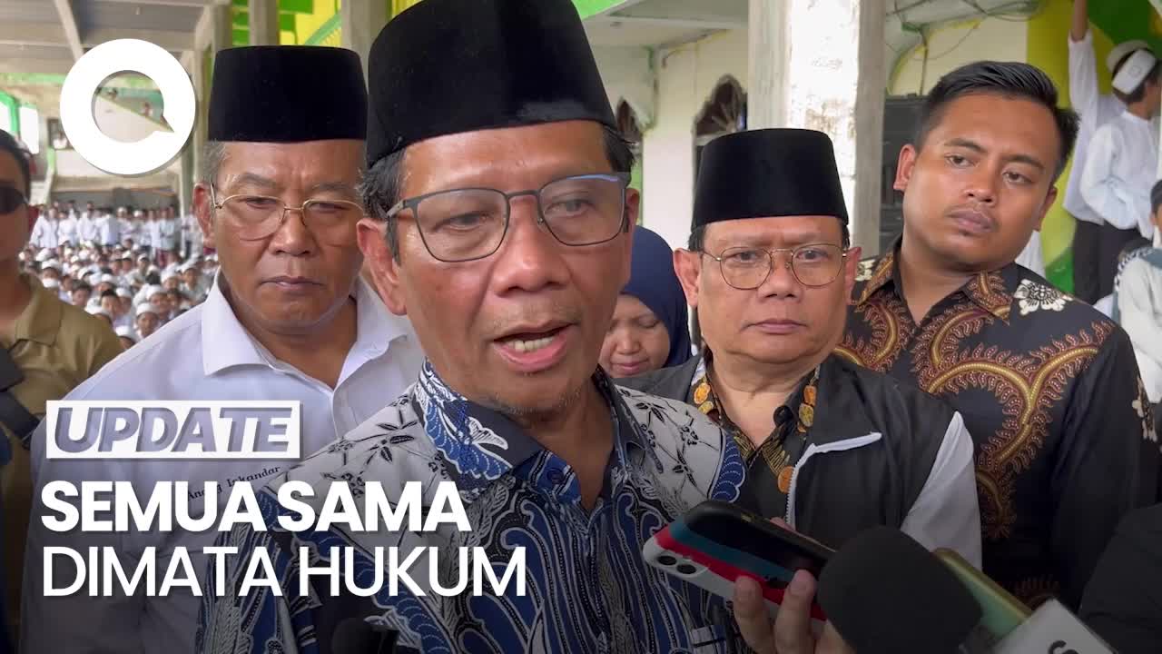 Jubir Timnas Amin Indra Charismiadji Ditangkap Mahfud Tak Ada Politisasi