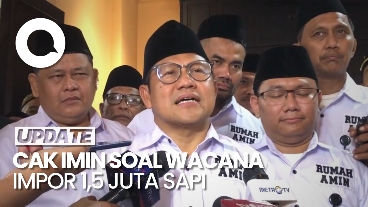 Respons Cak Imin Soal Rencana Prabowo Impor Juta Sapi