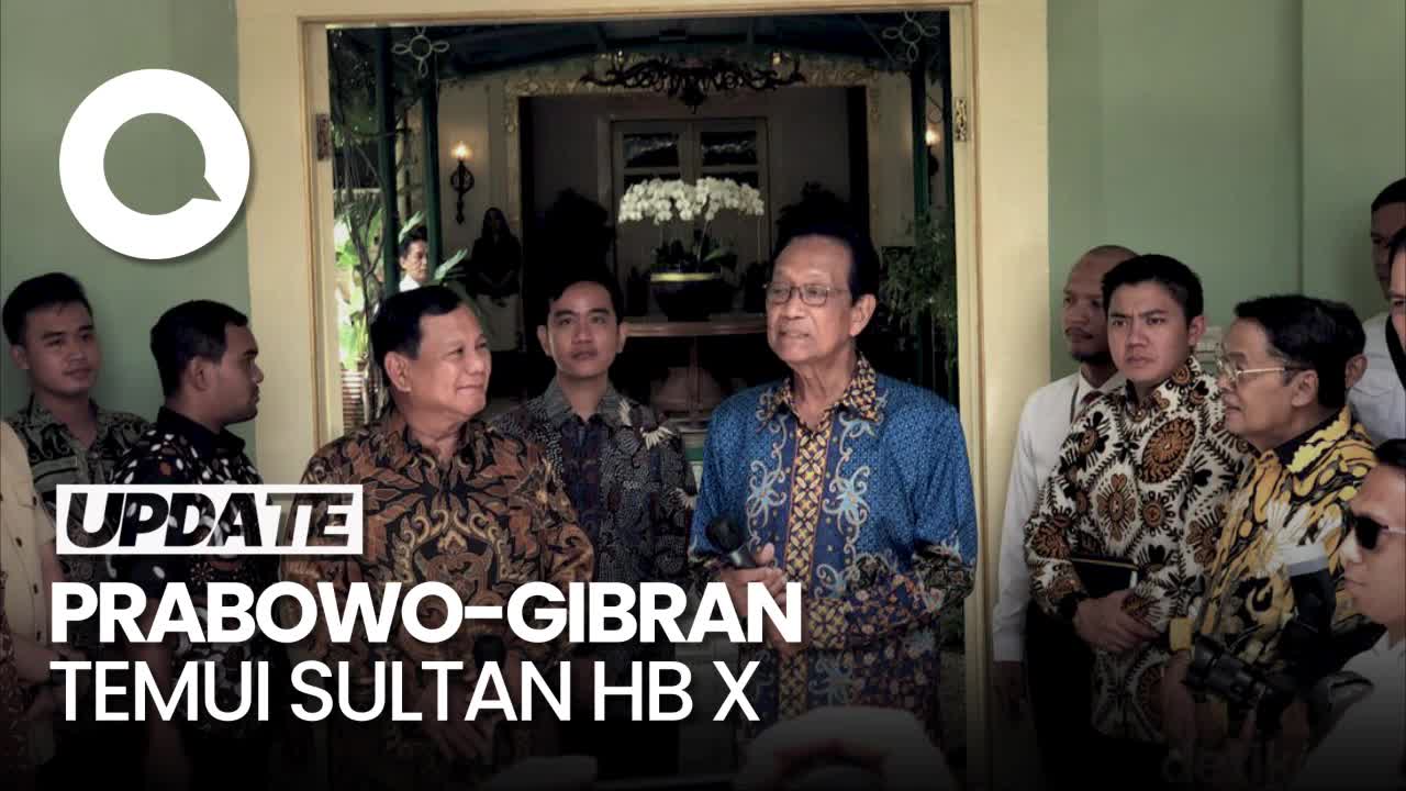 Sowan Ke Sri Sultan Hb X Prabowo Gibran Izin Kampanye Di Jogja