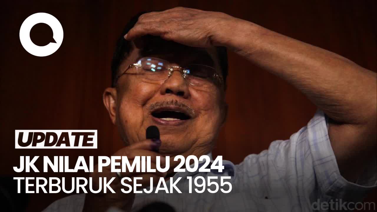 Jk Sebut Pemilu Terburuk Dalam Sejarah Diatur Orang Yang Punya Uang