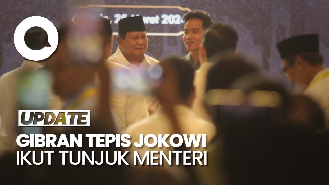 Gibran Sebut Prabowo Yang Tentukan Menteri Jokowi Beri Masukan