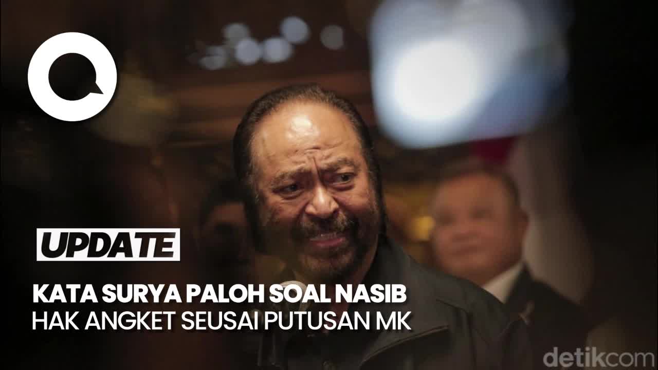 Surya Paloh Nilai Hak Angket Tak Lagi Up To Date Jauh Dari Harapan