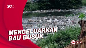 Jorok! Sungai Cipamokolan Penuh Sampah, Ini Respon Pemkot Bandung