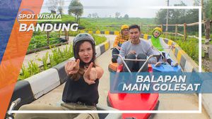 Bermain Golesat,  Balapan Adu Cepat Mencapai Garis Akhir ala Situ Patenggang Bandung Selatan