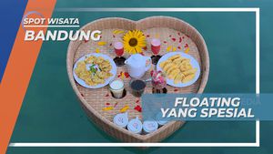 Floating Menu, Kudapan Spesial nan Romantis di Kolam Renang Glamping di Ciwidey Bandung Selatan