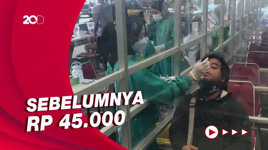 Tarif Antigen di Stasiun Pasar Senen-Gambir Turun Jadi Rp 35.000