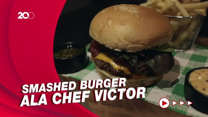 Yuk Bikin Smashed Burger untuk Santapan di Tahun Baru!