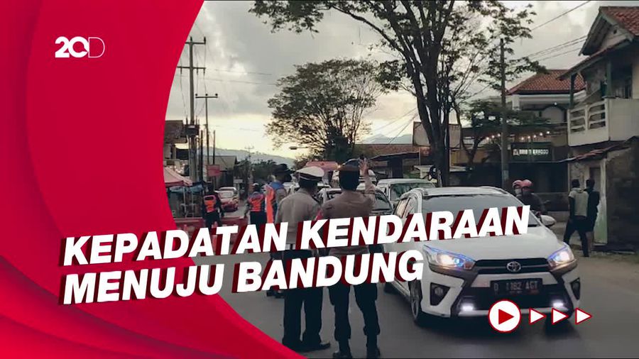 Arus Balik Libur Nataru Terpantau di Garut