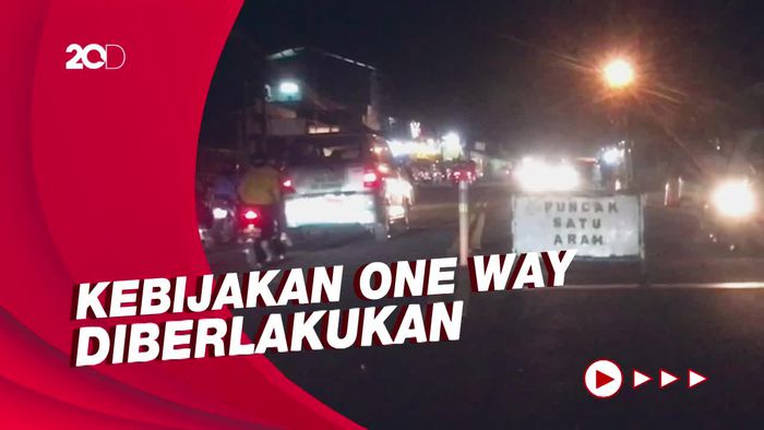 Libur Tahun Baru Berakhir, Lalu Lintas di Simpang Gadog Lancar