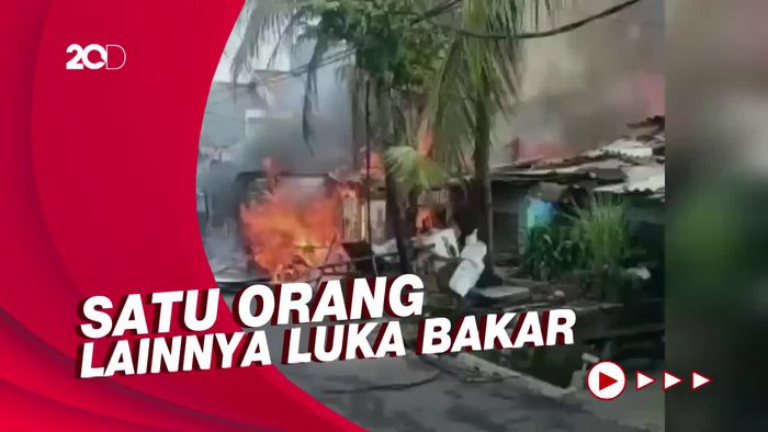 2 Orang Tewas dalam Kebakaran Bengkel di Mampang Jaksel