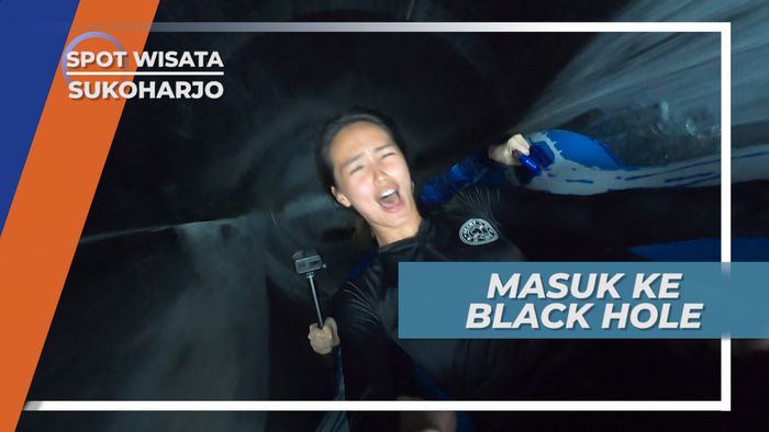 Bikin Deg-degan, Sensasi Menegangkan Mencoba Wahana Slide Black Hole, Sukoharjo