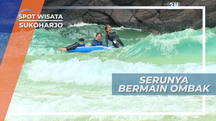 Asiknya Terombang-ambing di Wahana Wave Pool, Berasa di Lautan, Sukoharjo