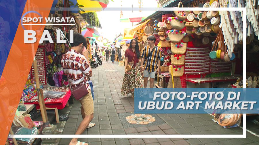 Foto-Foto Cantik Aneka Warna ala Pasar Seni Ubud Bali