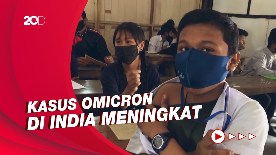 Tekan Kasus Infeksi Omicron, India Mulai Vaksinasi Remaja