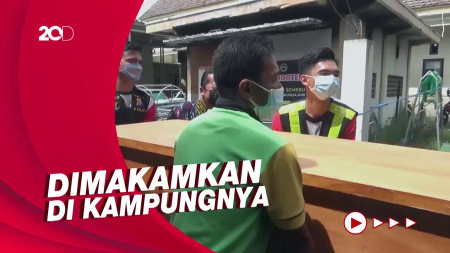 Polda Jatim Serahkan 3 Jenazah Korban Erupsi Semeru ke Keluarga