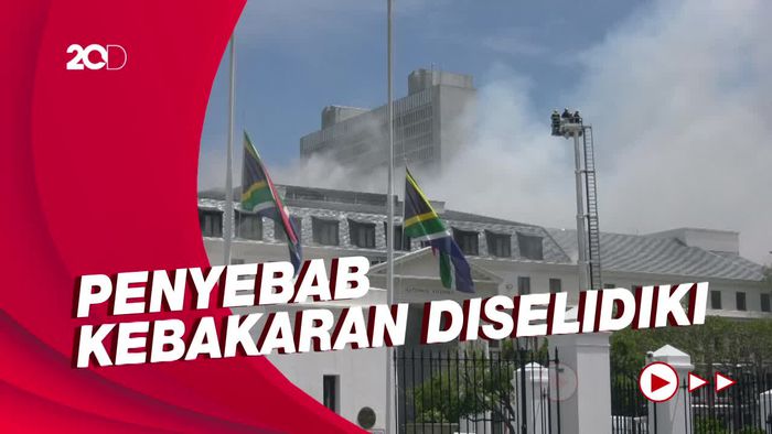 Gedung Parlemen Afrika Selatan Terbakar, Satu Orang Ditahan