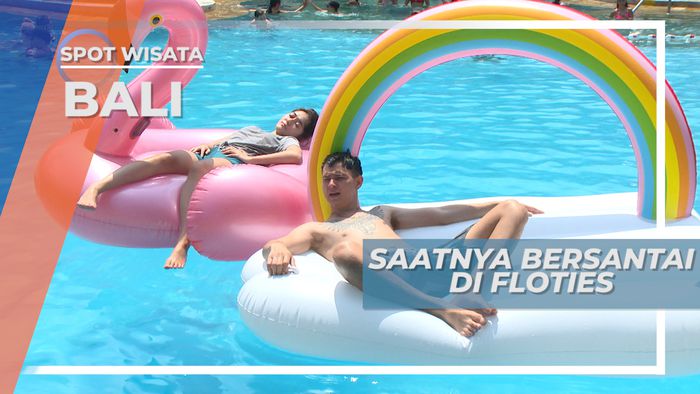 Berjemur di Floaties, Menikmati Suasana Santai di Kolam Renang, Bali