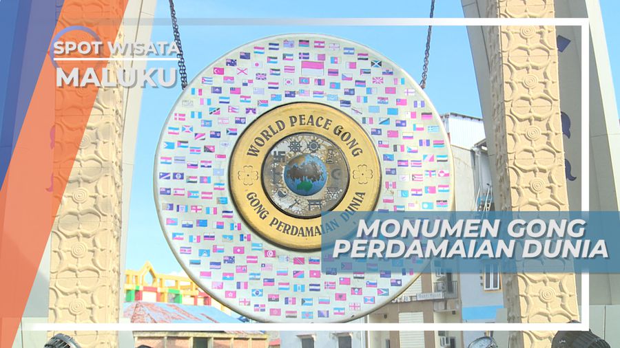 Mengunjungi Monumen Gong Perdamaian Dunia di Ambon Manise, Maluku