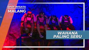 Mencoba Wahana Twister Virtual Reality di Kawasan Wisata Kota Malang