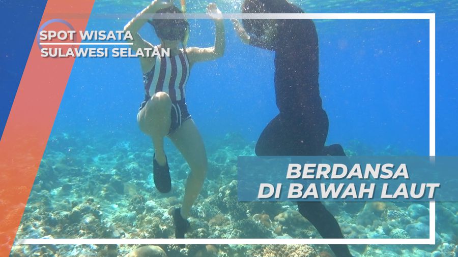 Berdansa di Bawah Laut, Tantangan Seru di Pulau Kambing Sulawesi Selatan