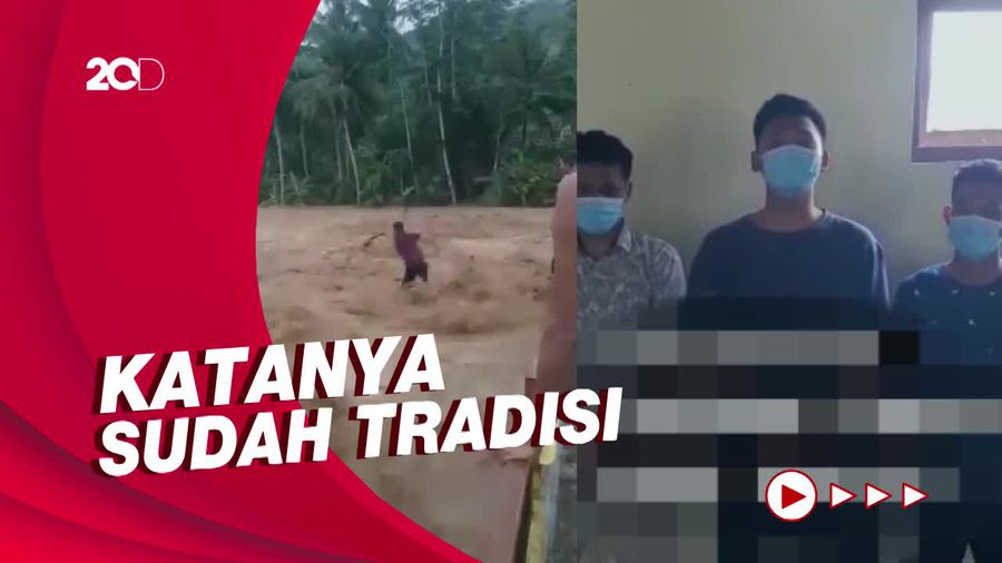 Permintaan Maaf Remaja yang Viral Terjun ke Sungai Berarus Deras
