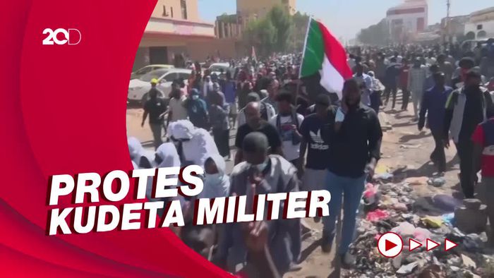 Militer Sudan Bubarkan Paksa Aksi Protes, 2 Orang Tewas