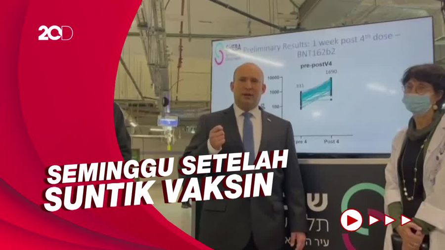 PM Israel Klaim Antibodi Naik 5 Kali Lipat Usai Booster Covid-19 Kedua