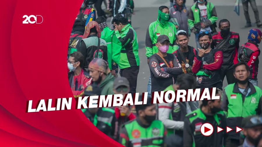 Aspirasi Diterima Kemenhub, Demo Driver Ojol di Patung Kuda Selesai