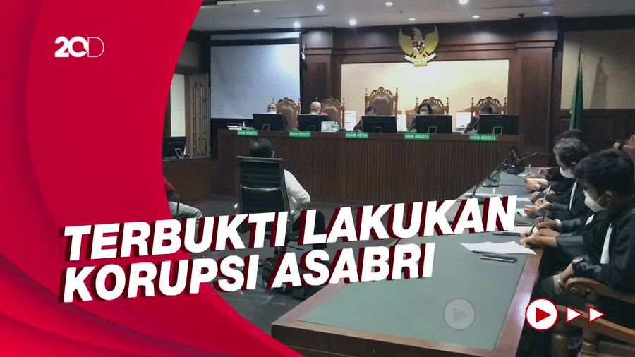 Korupsi Asabri, Lukman Purnomosidi-Jimmy Sutopo Divonis 10 dan 13 Tahun Bui