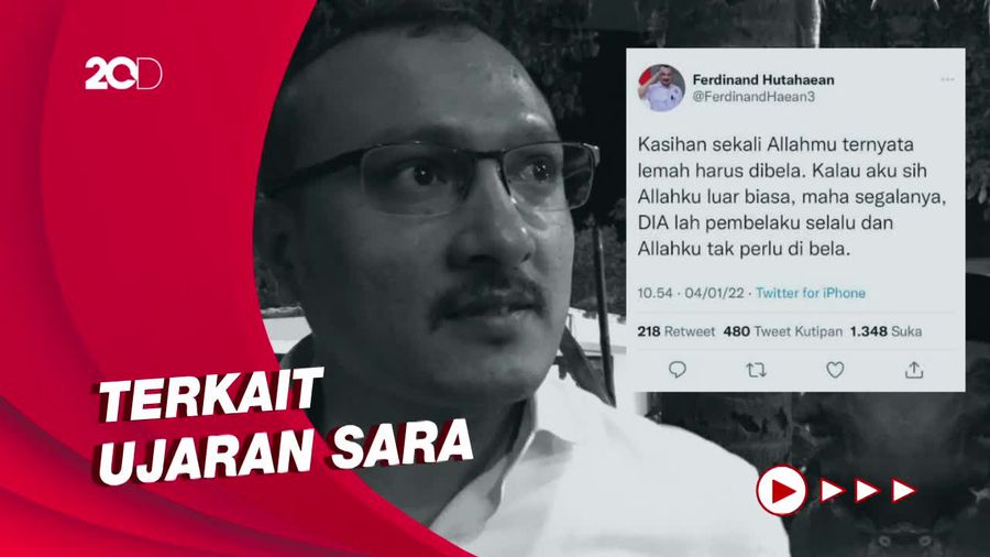 Buntut Allahmu Lemah, Ferdinand Hutahaean Resmi Dipolisikan!