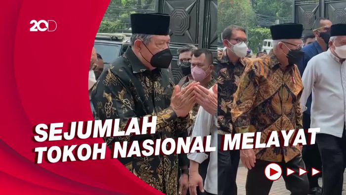 Melayat ke Rumah Duka Ibunda Chairul Tanjung, Ini Pesan Maruf Amin