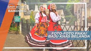 Jadi Noni Belanda, Foto Seru Memakai Baju Tradisional Khas Negeri Kincir Angin, Bandung