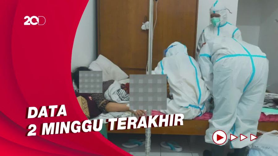 Grafik Kasus Covid-19 di Tanah Air yang Perlahan Naik