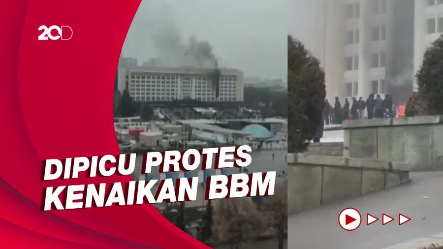Mencekam! Kazakhstan Ricuh, Kediaman Presiden Dibakar-Kabinet Mundur