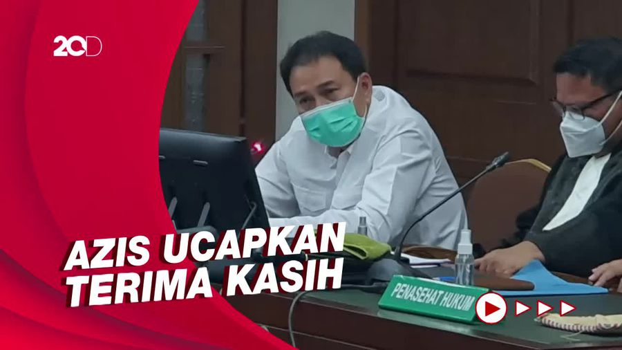 Sambil Menangis, Azis ke Saksi: Anda Adalah Titipan Allah