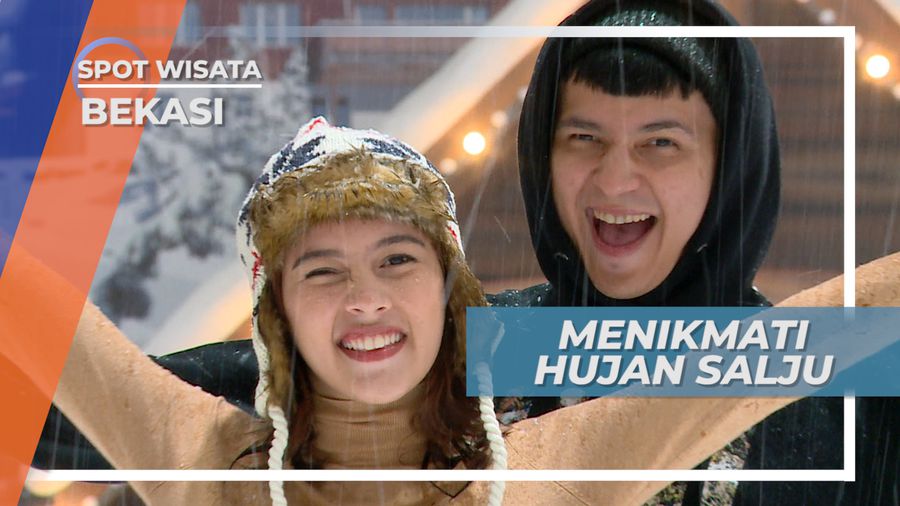 Menikmati Sensasi Hujan Salju di Trans Snow World Bekasi