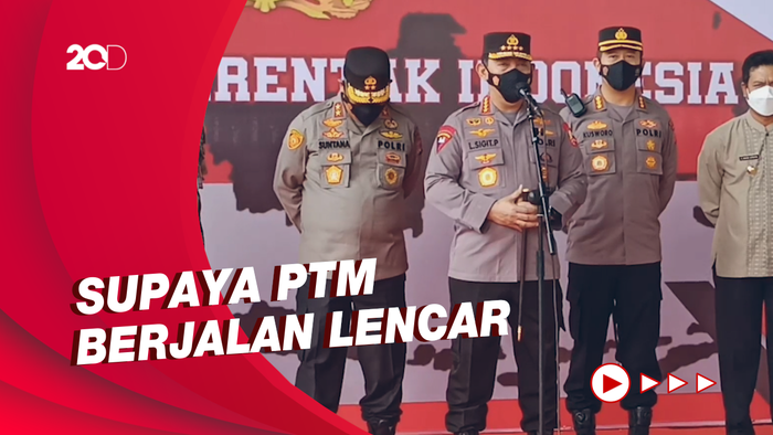 Kapolri Minta Vaksinasi Anak Dikebut Agar PTM Aman