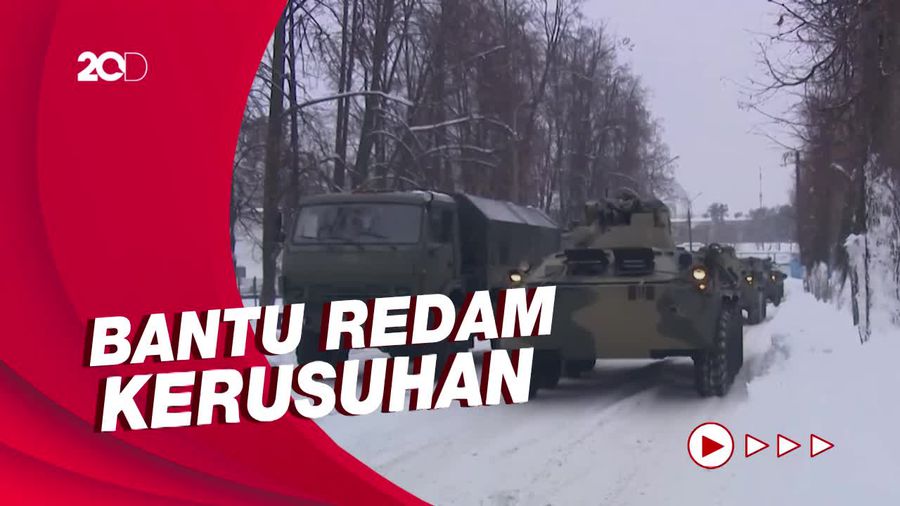 Aliansi Militer Rusia Kirimkan Pasukan Perdamaian ke Kazakhstan