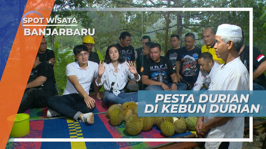 Pesta Durian di Kebun, Banjarbaru Kalimantan Selatan