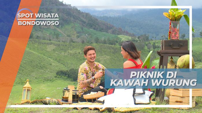 Piknik Unik di Bukit Dengan Panorama Kawah Wurung Bondowoso