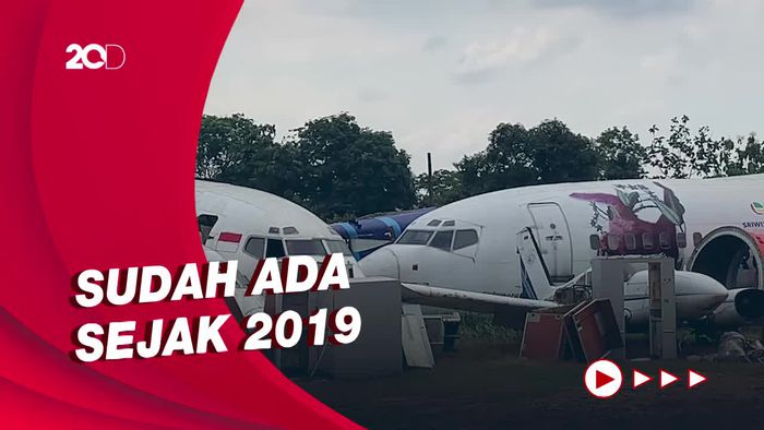 Begini Penampakan Kuburan Pesawat di Lahan Kosong Bogor