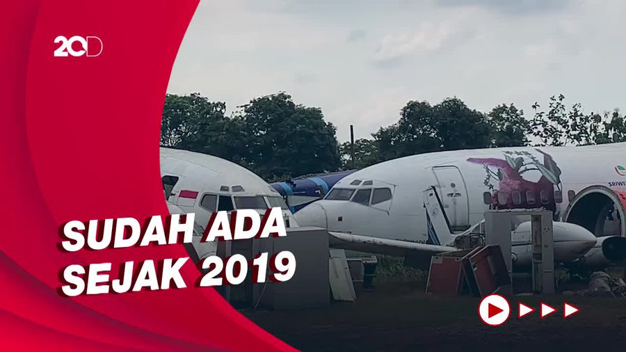 Begini Penampakan Kuburan Pesawat di Lahan Kosong Bogor