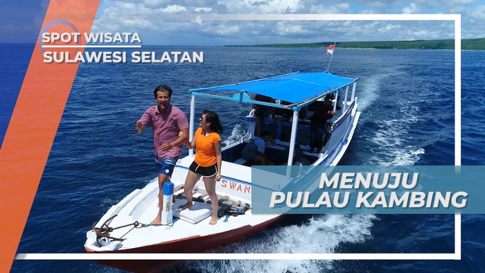 Perjalanan Menuju Mola-mola Point Pulau Kambing Sulawesi Selatan