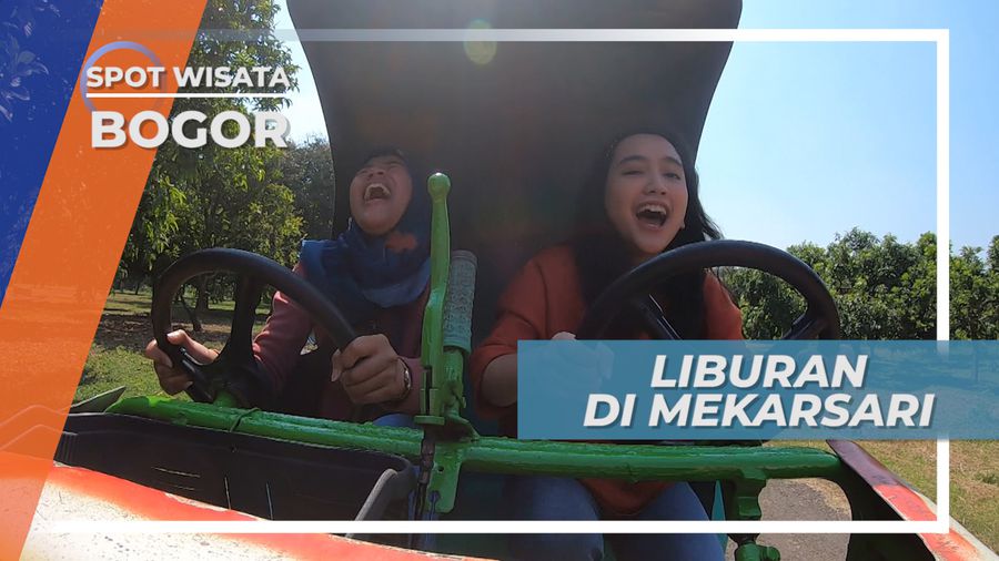 Adu Cepat Balap Tuk-tuk di Kawasan Wisata Taman Buah Bogor